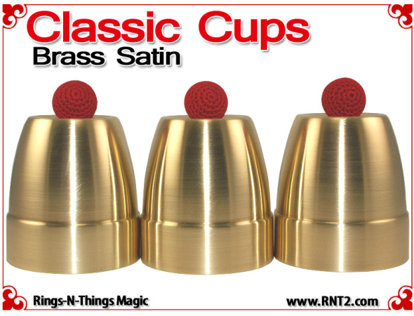 Classic Cups | Brass | Satin Finish