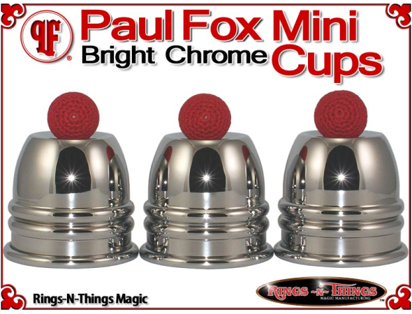 Paul Fox Mini Cups | Copper | Bright Chrome Finish 1