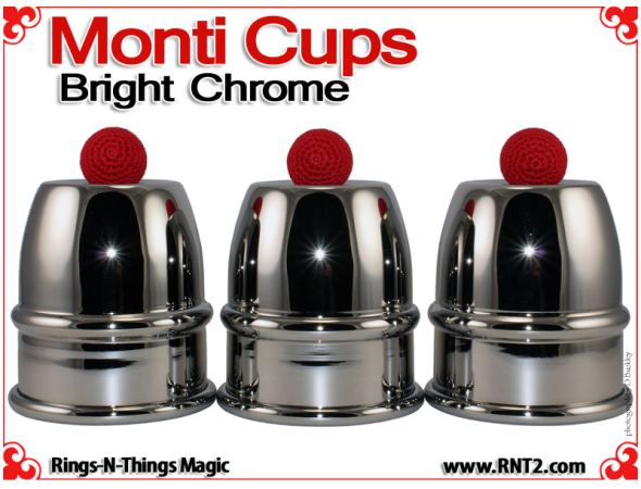 Monti Cups | Copper | Bright Chrome Finish