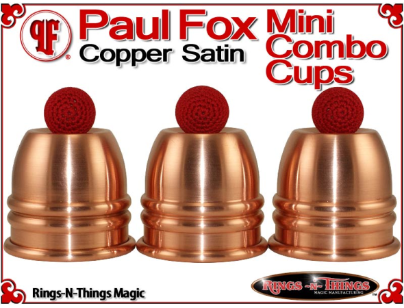 Paul Fox Mini Combo Cups | Copper | Satin Finish