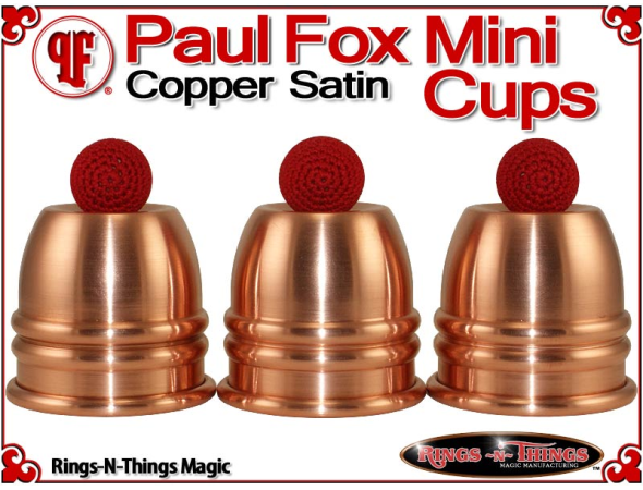 Paul Fox Mini Cups | Copper | Satin Finish