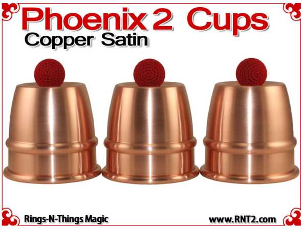Phoenix 2 Cups | Copper | Satin Finish 1