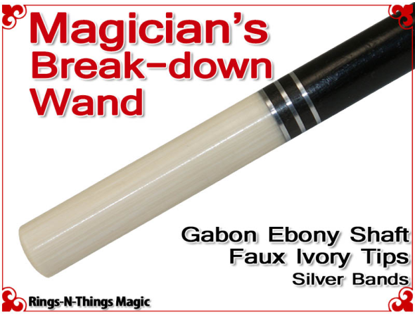 Magicians Break-Down Wand | Ebony & Ivory