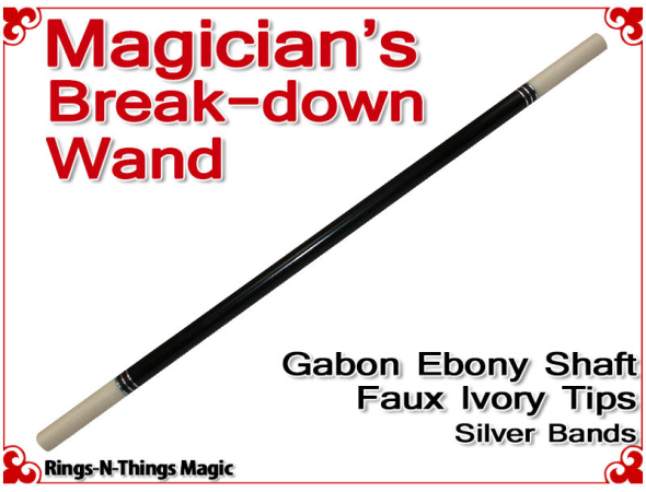 Magicians Break-Down Wand | Ebony & Ivory