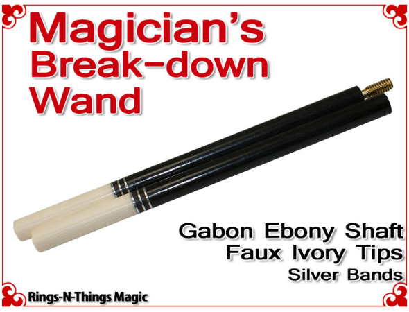 Magicians Break-Down Wand | Ebony & Ivory