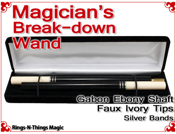 Magicians Break-Down Wand | Ebony & Ivory
