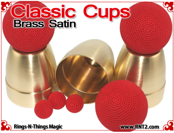 Classic Cups | Brass | Satin Finish