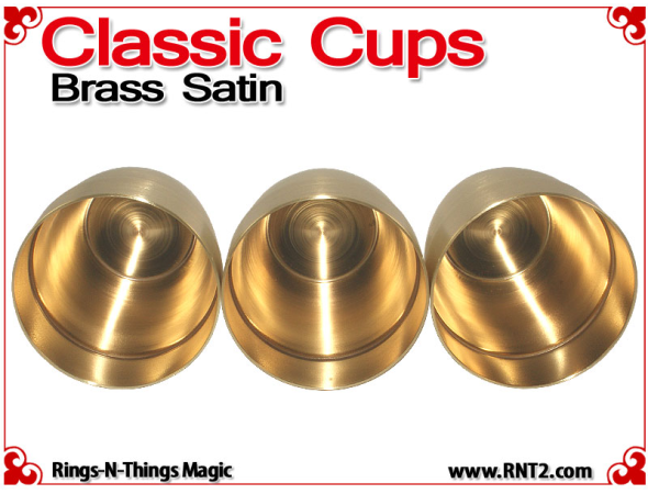 Classic Cups | Brass | Satin Finish