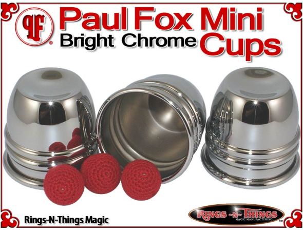 Paul Fox Mini Cups | Copper | Bright Chrome Finish 3