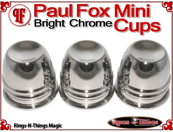 Paul Fox Mini Cups | Copper | Bright Chrome Finish 4