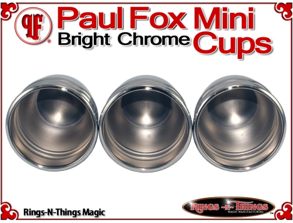 Paul Fox Mini Cups | Copper | Bright Chrome Finish 5