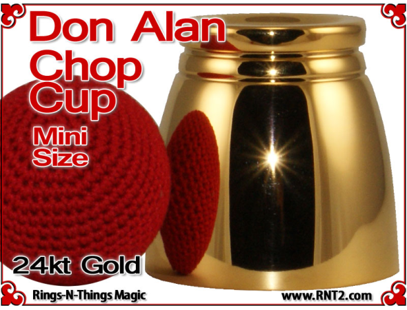 Don Alan Mini Chop Cup | 24kt Gold 2