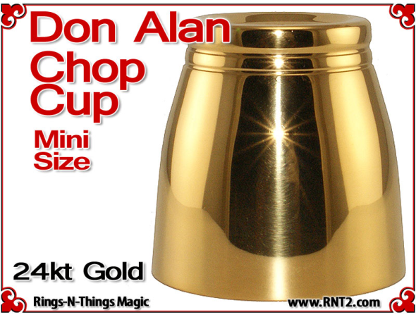 Don Alan Mini Chop Cup | 24kt Gold 4