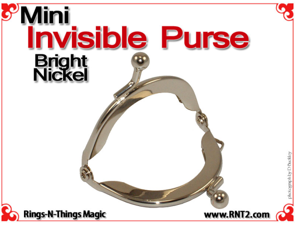 Mini Invisible Purse | Bright Nickel 2