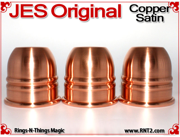 JES Original Squatty Cups | Copper | Satin Finish 2