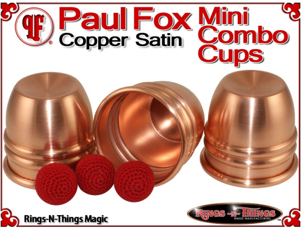 Paul Fox Mini Combo Cups | Copper | Satin Finish 3