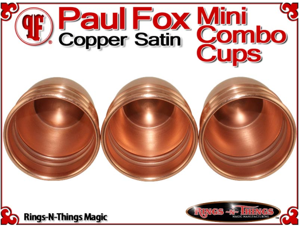 Paul Fox Mini Combo Cups | Copper | Satin Finish 4