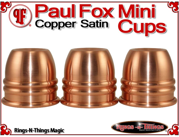 Paul Fox Mini Cups | Copper | Satin Finish 2