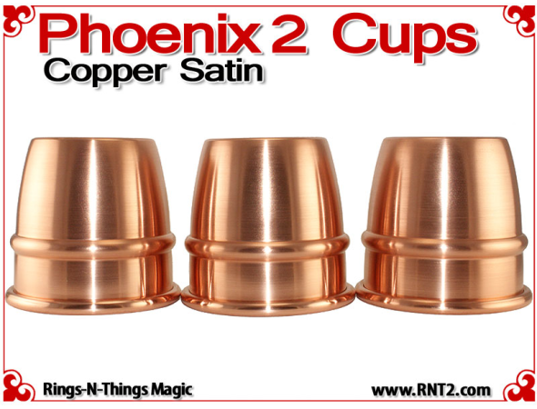 Phoenix 2 Cups | Copper | Satin Finish 2