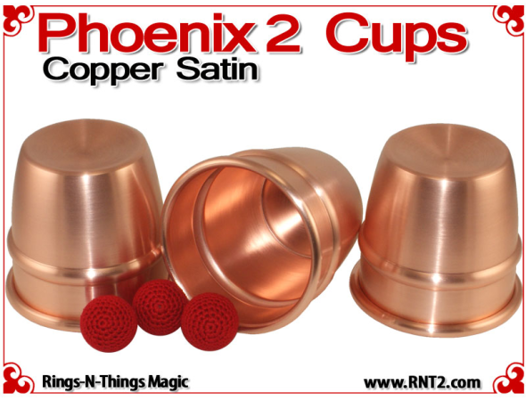 Phoenix 2 Cups | Copper | Satin Finish 3