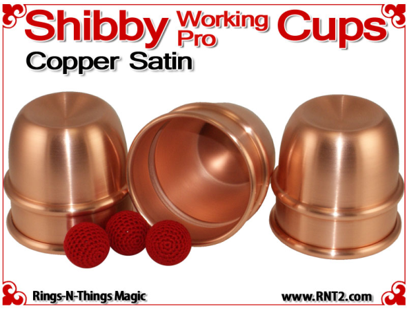 Shibby Working Pro Cups | Copper | Satin Finish 3