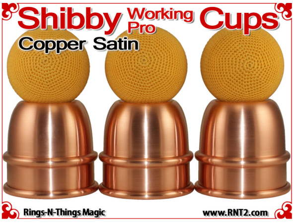 Shibby Working Pro Cups | Copper | Satin Finish 4