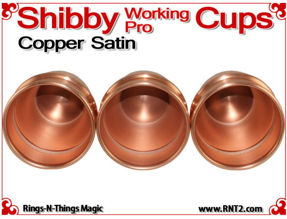 Shibby Working Pro Cups | Copper | Satin Finish 5