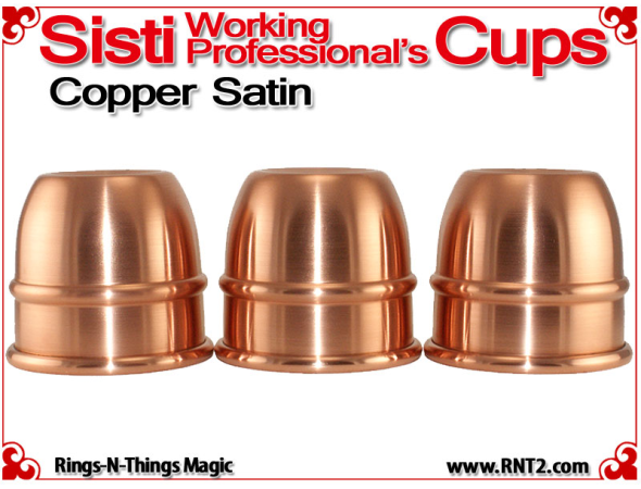 Sisti Working Professional's Cups | Copper | Satin Finish 2