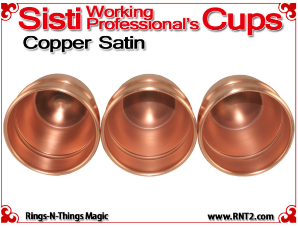 Sisti Working Professional's Cups | Copper | Satin Finish 5