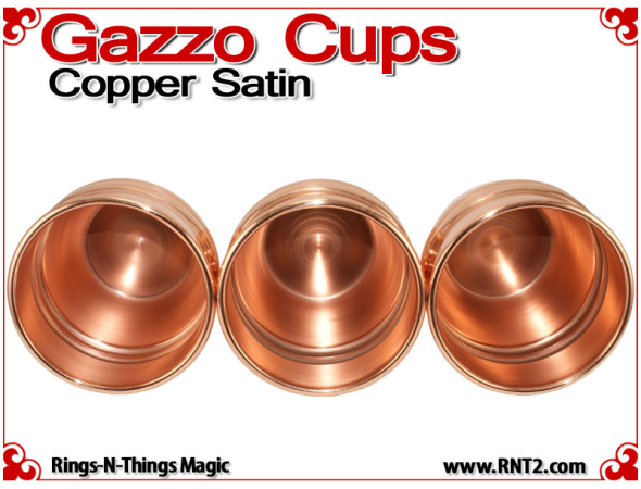 Gazzo Cups | Copper | Satin Finish 4