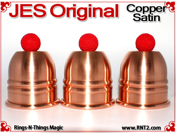 JES Original Squatty Cups | Copper | Satin Finish 1