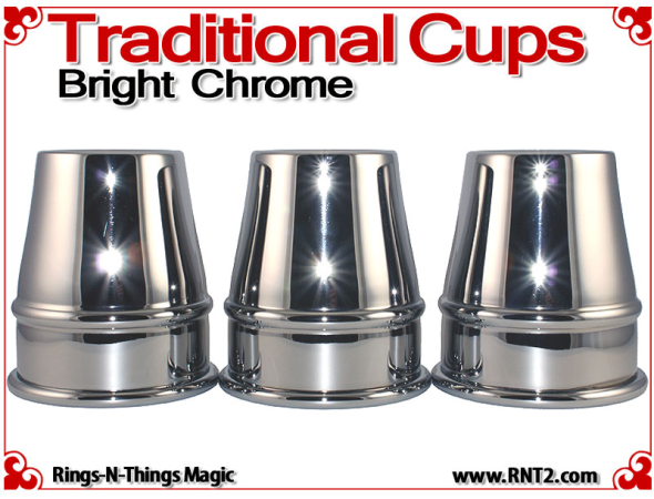 Traditional Tapered Cups | Copper | Bright Chrome 2