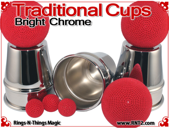 Traditional Tapered Cups | Copper | Bright Chrome 3