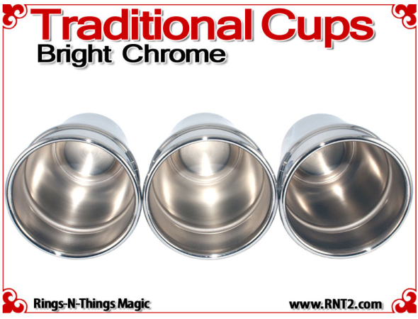 Traditional Tapered Cups | Copper | Bright Chrome 5