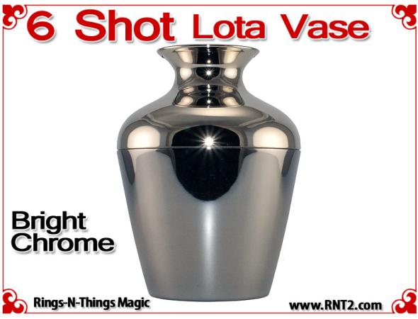 6 Shot Lota Vase | Copper | Bright Chrome