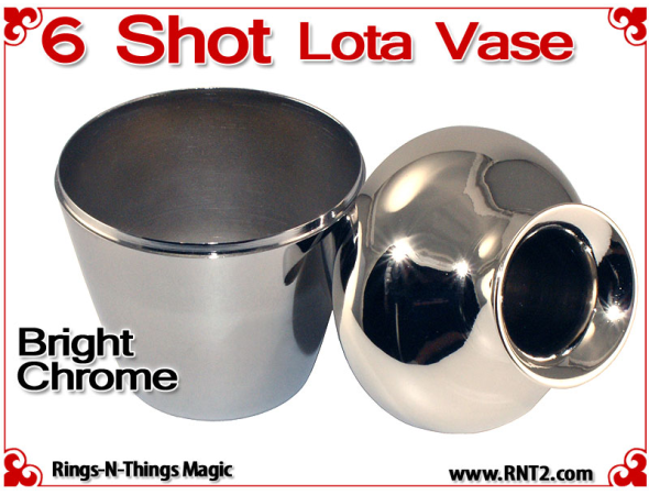 6 Shot Lota Vase | Copper | Bright Chrome 3