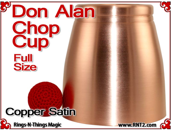 Don Alan Full Size Chop Cup | Copper | Satin Finish 1