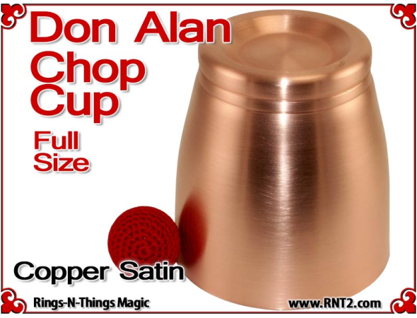 Don Alan Full Size Chop Cup | Copper | Satin Finish 2