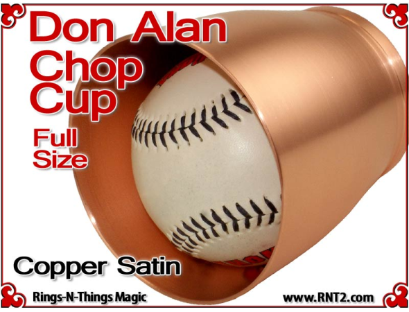 Don Alan Full Size Chop Cup | Copper | Satin Finish 4