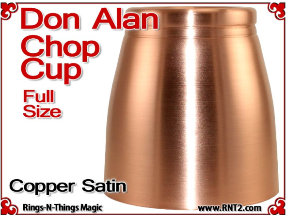 Don Alan Full Size Chop Cup | Copper | Satin Finish 5