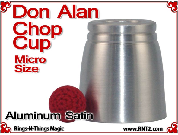 Don Alan Petite Chop Cup | Aluminum | Satin Finish