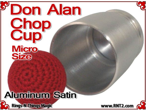 Don Alan Petite Chop Cup | Aluminum | Satin Finish 3