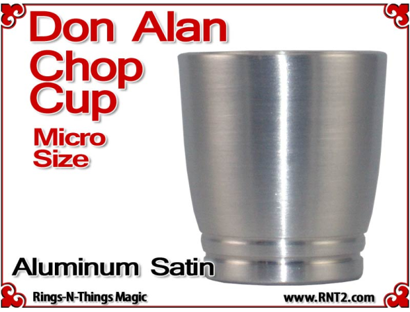 Don Alan Petite Chop Cup | Aluminum | Satin Finish 4