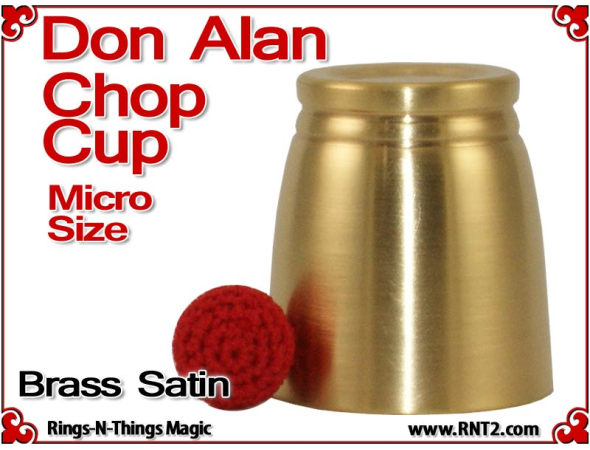 Don Alan Petite Chop Cup | Brass | Satin Finish