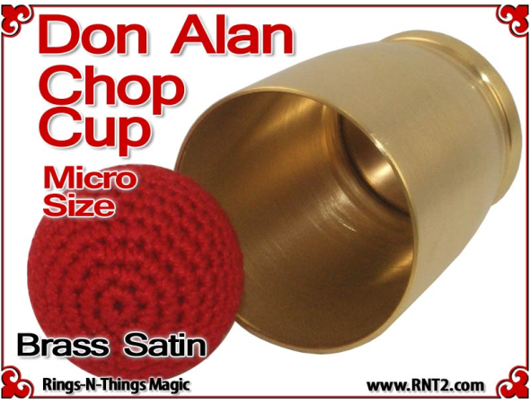 Don Alan Petite Chop Cup | Brass | Satin Finish 3