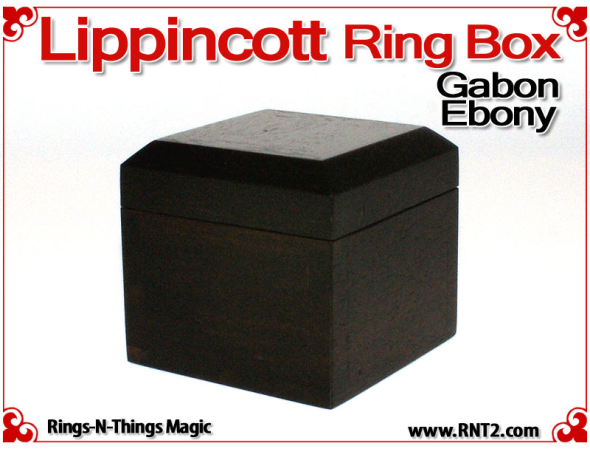 Lippincott Ring Box | Gabon Ebony 1