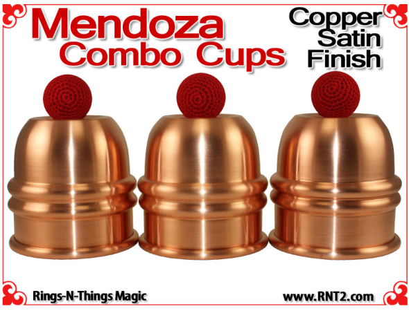 Mendoza Combo Cups | Copper | Satin Finish