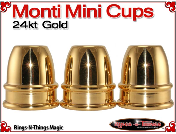 Monti Mini Cups | Brass | 24kt Gold 2
