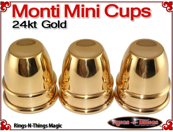 Monti Mini Cups | Brass | 24kt Gold 3