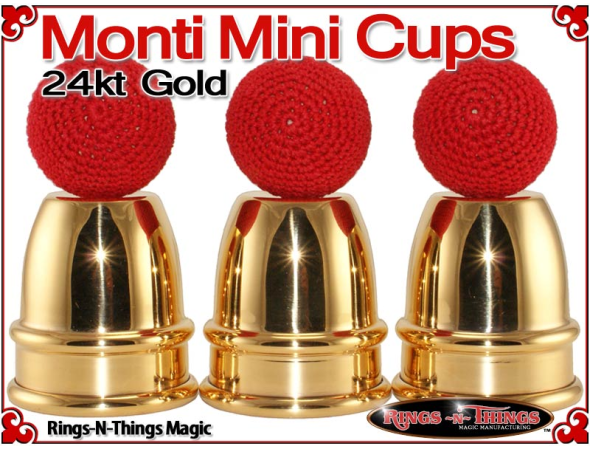 Monti Mini Cups | Brass | 24kt Gold 4